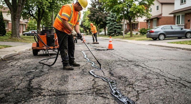 Asphalt Cracks Repair in Savannah, GA