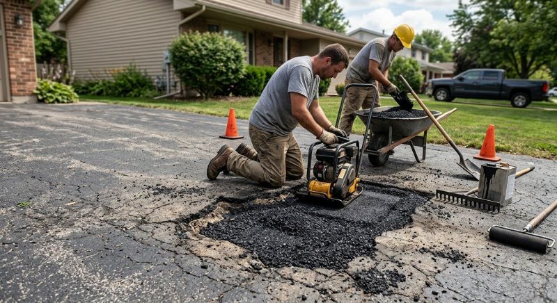 Asphalt Driveway Repair in Savannah, GA