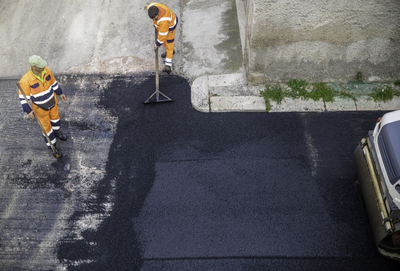 Local Residential Asphalt Paving pros at work