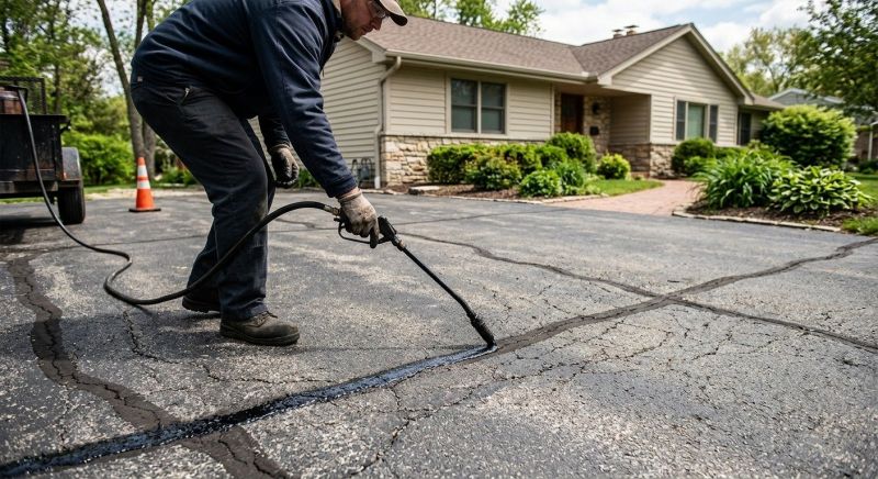 Road Crack Repair in Little Rock, AR