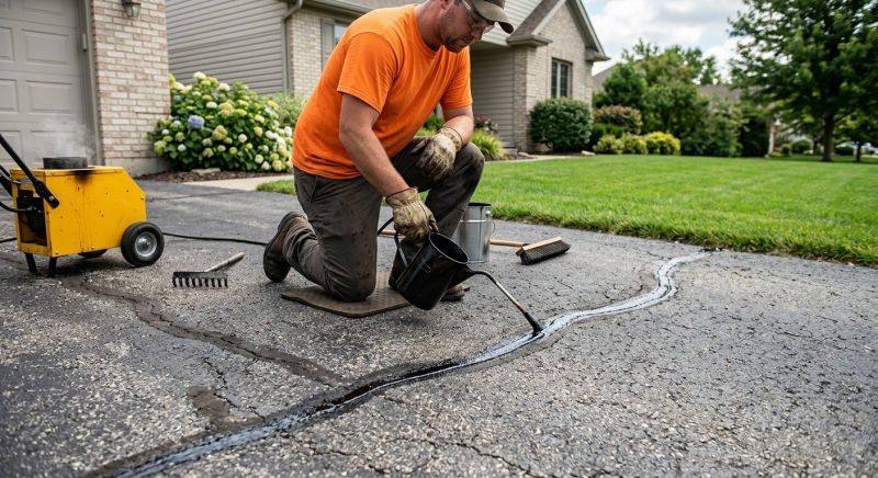 Asphalt Driveway Repair in Little Rock, AR