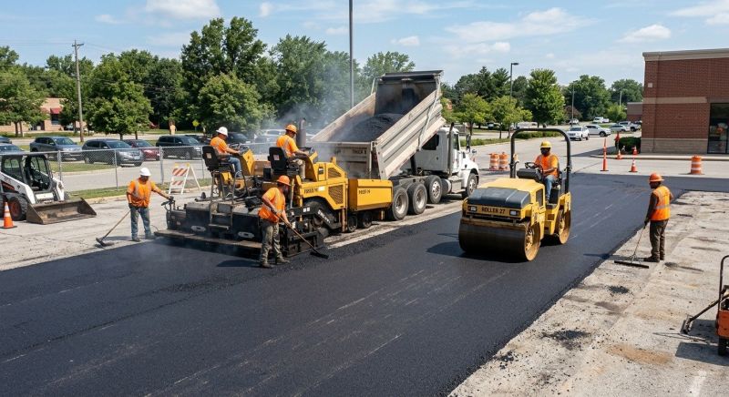 Asphalt Parking Lot Paving in Savannah, GA
