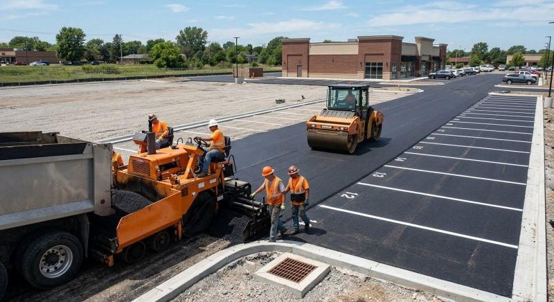 Asphalt Parking Lot Paving in Little Rock, AR