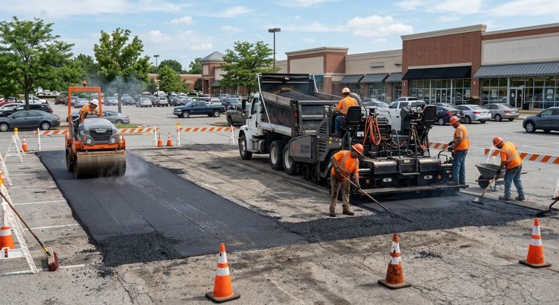 Asphalt Parking Lot Repair in San Diego, CA