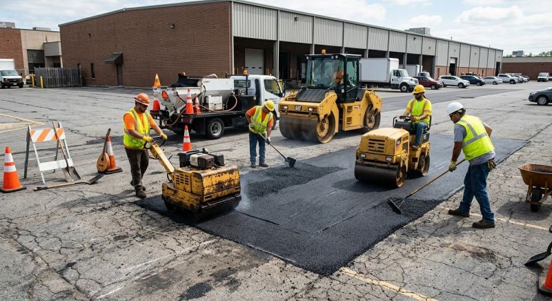 Asphalt Parking Lot Repair in Little Rock, AR