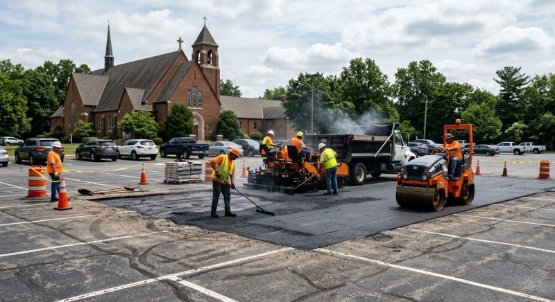 Asphalt Parking Lot Repair in Los Angeles, CA