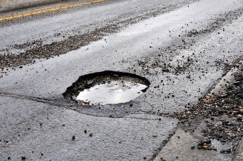 Asphalt Pothole Filling in Orange County, CA