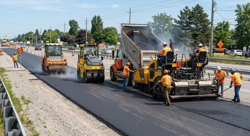 Asphalt Road Installation in Savannah, GA