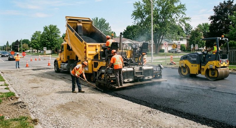 Asphalt Road Installation in Little Rock, AR