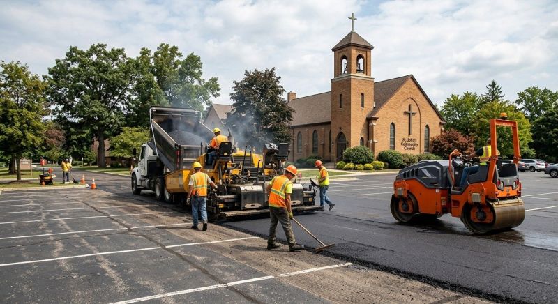 Church Parking Lot Paving in Savannah, GA