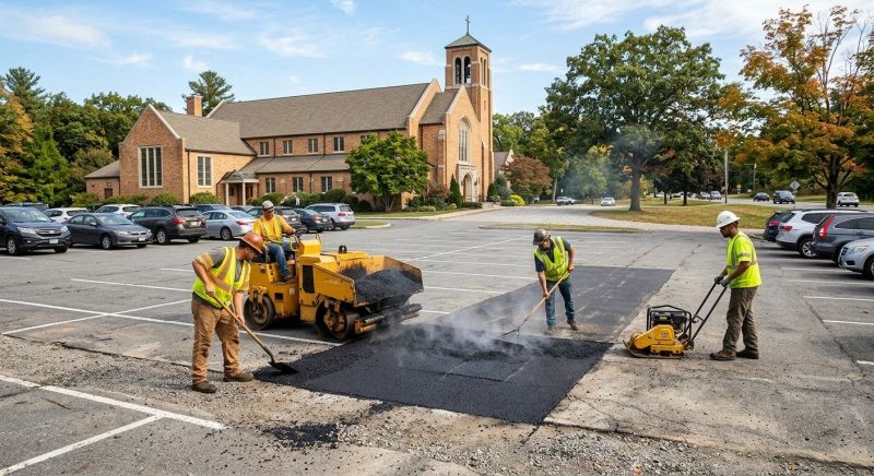 Church Parking Lot Repair in Fort Smith, AR
