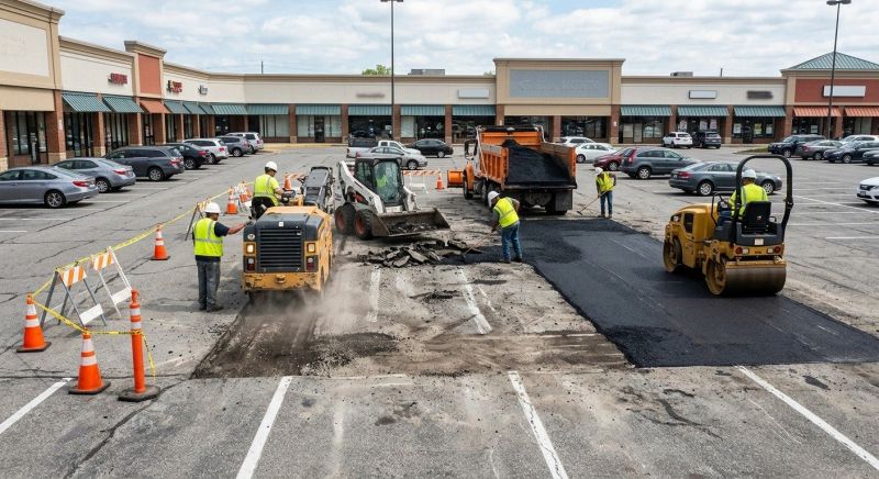 Church Parking Lot Repair in Little Rock, AR