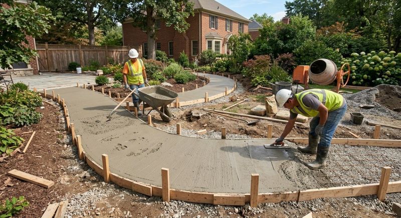 Concrete Walkway Installation in Salt Lake City, UT