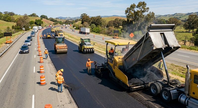 Highway Resurfacing in Los Angeles, CA