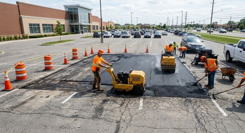 Parking Lot Repair in Conway, AR